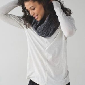 Lululemon Grey Vinyasa Scarf & Wrap
